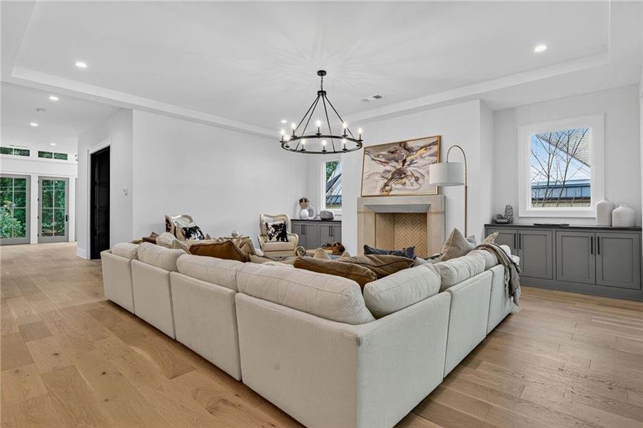 Furnished interior view inside a new home in , Alpharetta (Image 11).