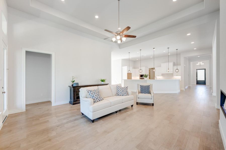 Furnished interior view inside a new home in Audubon 60′, Magnolia (Image 18). Furnished interior view inside a new home in Audubon 60′, Magnolia (Image 18).