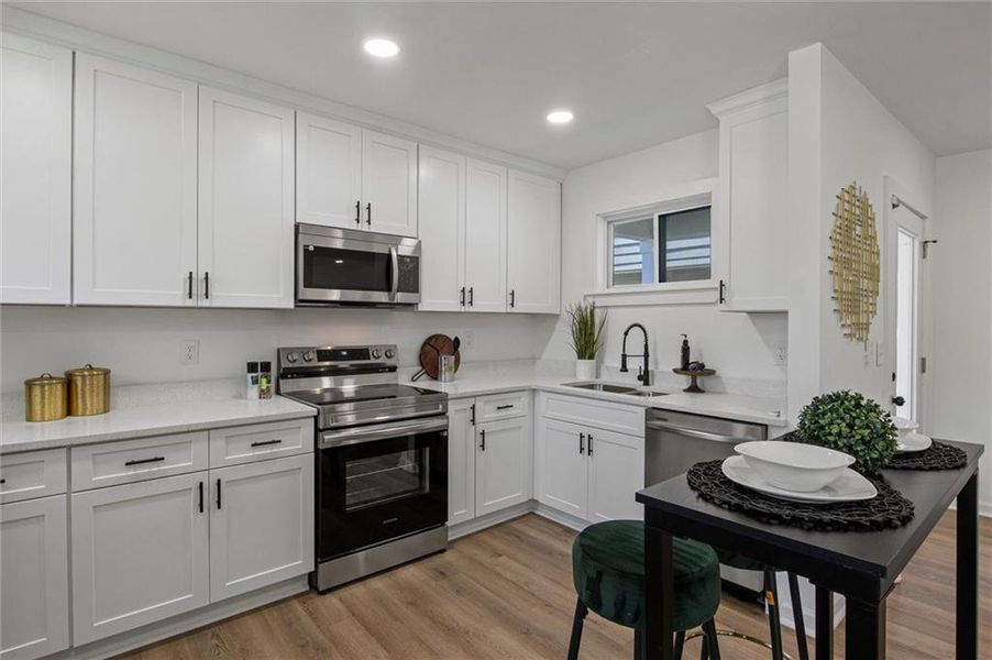 Furnished interior view inside a new home in , Fairburn (Image 15). Furnished interior view inside a new home in , Fairburn (Image 15).