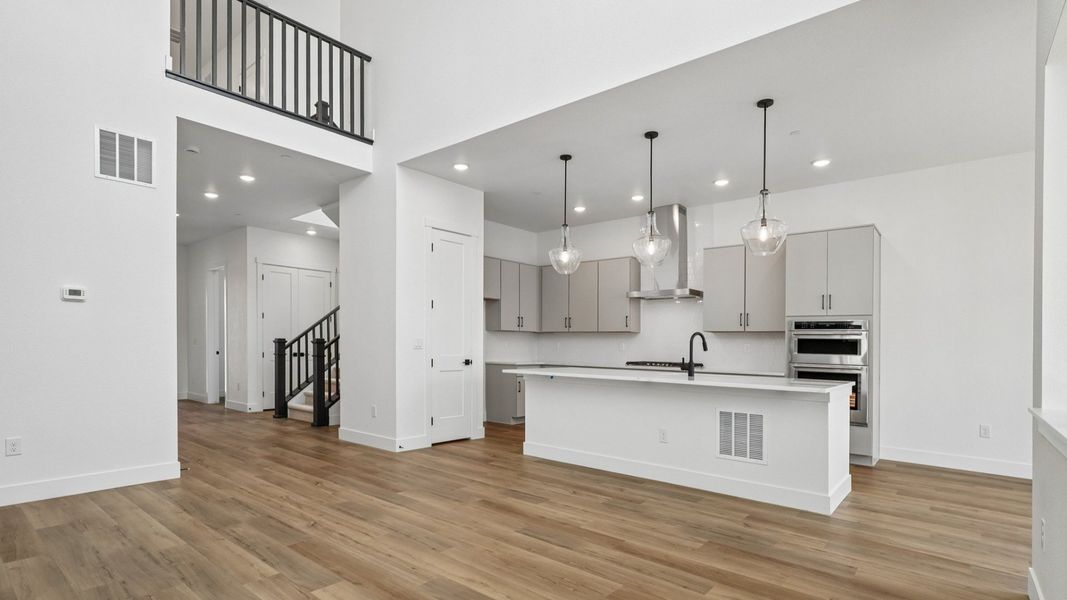 Furnished interior view inside a new home in Dillon Pointe - Journey, Broomfield (Image 45).