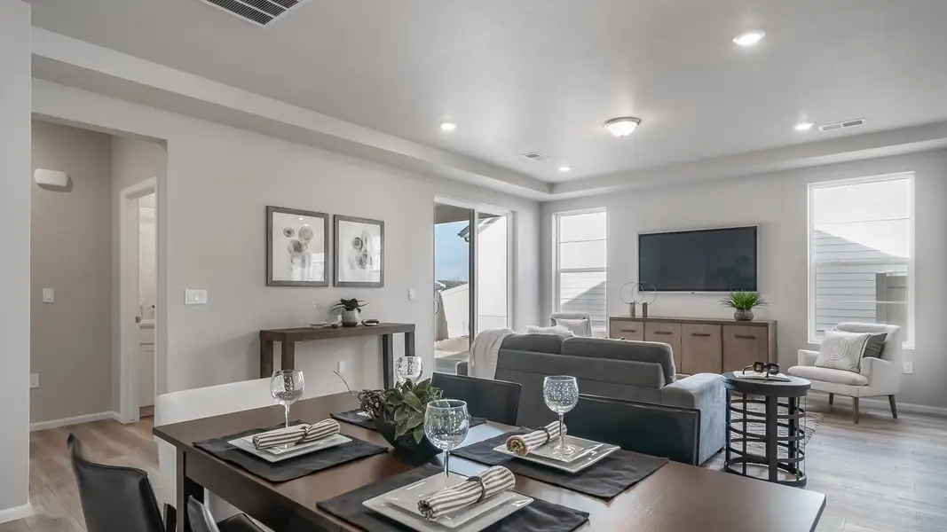 Furnished interior view inside a new home in The Reserve at Green Valley Ranch Aurora, Aurora (Image 6).