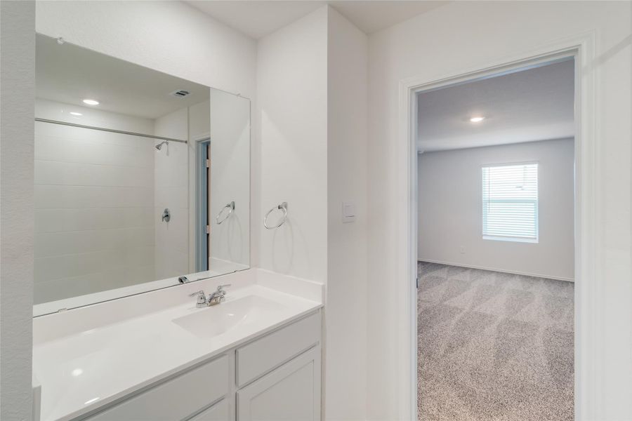 Furnished interior view inside a new home in Prairie Lakes, Buda (Image 3). Furnished interior view inside a new home in Prairie Lakes, Buda (Image 3).