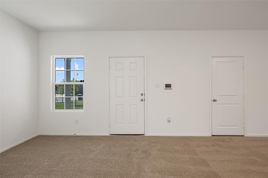 Spacious, unfurnished interior of a new home in Bastrop Grove: Cottage Collection, Bastrop (Image 12). Spacious, unfurnished interior of a new home in Bastrop Grove: Cottage Collection, Bastrop (Image 12).