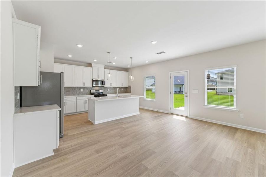 Spacious, unfurnished interior of a new home in Parkside at Grayson, Grayson (Image 39).