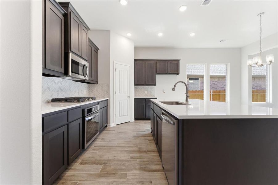 Furnished interior view inside a new home in Northstar, Haslet (Image 7).