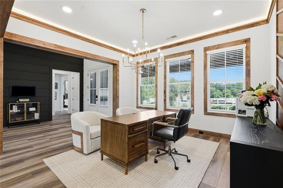 Furnished interior view inside a new home in Glory Meadows, Gainesville (Image 14).