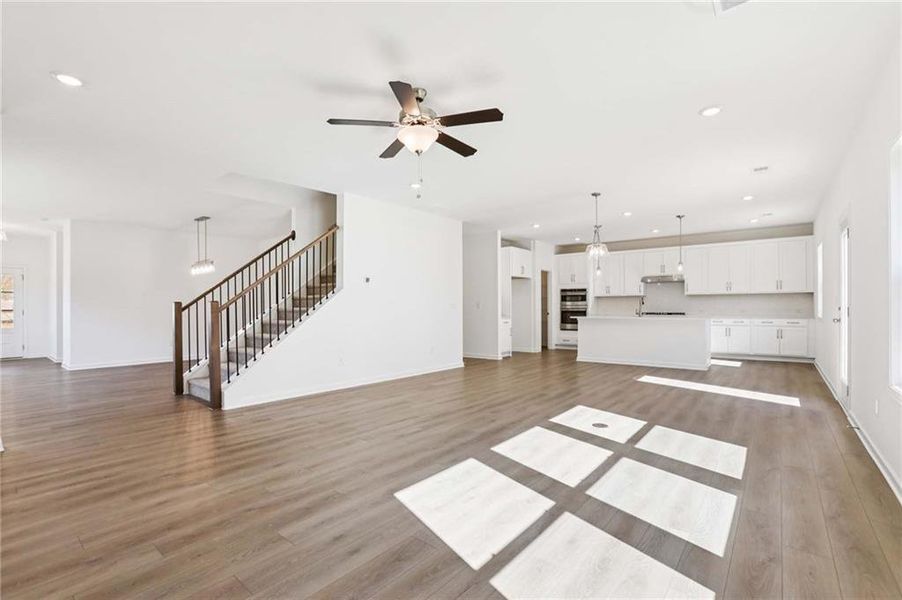 Spacious, unfurnished interior of a new home in Arbors at Richland Creek, Buford (Image 34).