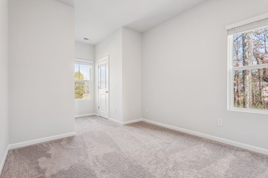 Spacious, unfurnished interior of a new home in Lakeview Village, Charlotte (Image 19). Spacious, unfurnished interior of a new home in Lakeview Village, Charlotte (Image 19).