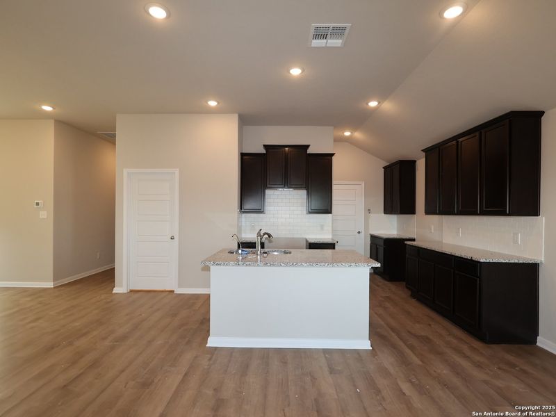 Furnished interior view inside a new home in Hunters Ranch, San Antonio (Image 6).