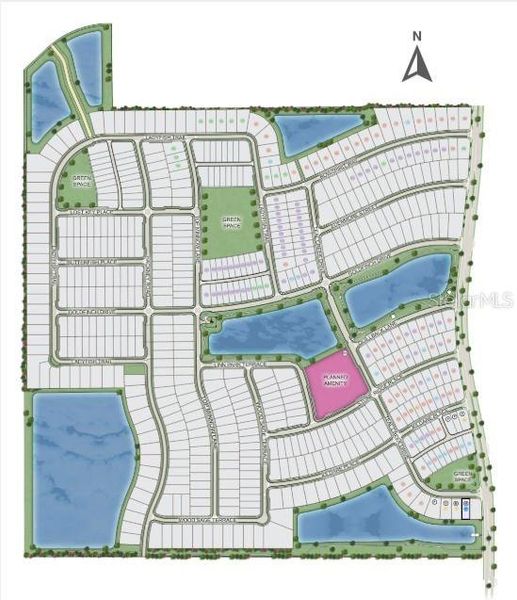 The Waters at Center Lake Ranch Sitemap