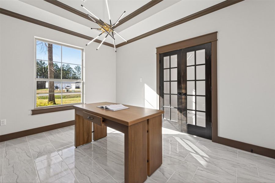 Furnished interior view inside a new home in , Dayton (Image 28).
