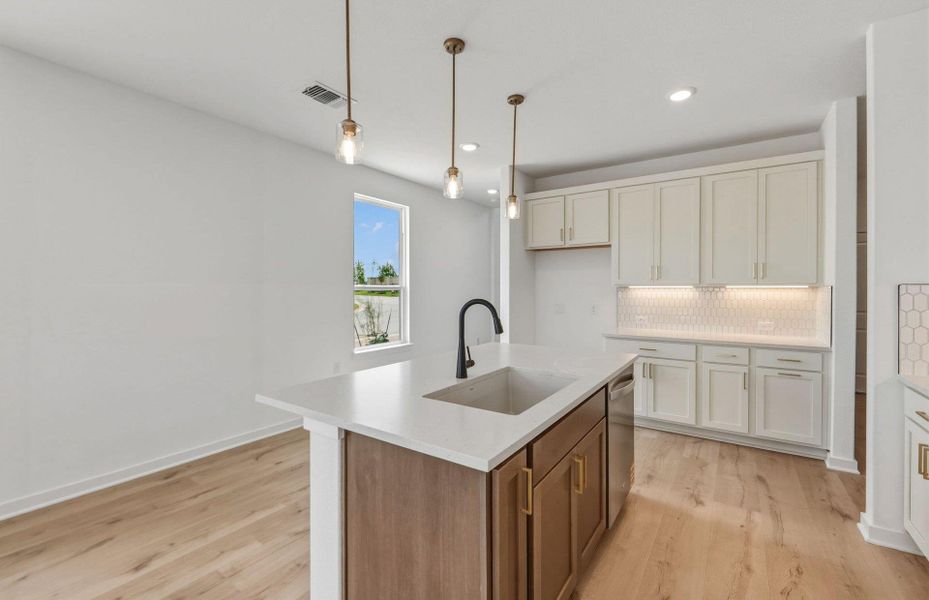 Furnished interior view inside a new home in Cameron Place, Manor (Image 10).
