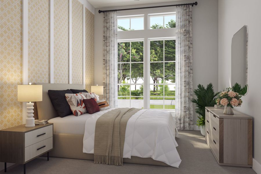 Furnished interior view inside a new home in Trillium, Richmond (Image 13).