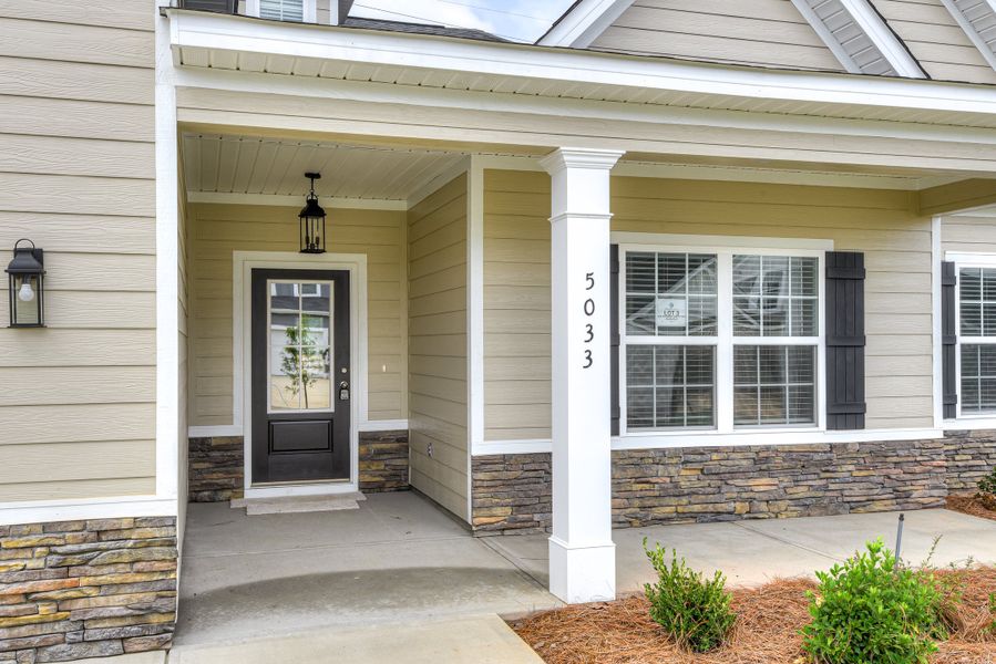 Exterior details and patio area of a home in The Sanctuary, Aiken (Image 3). Exterior details and patio area of a home in The Sanctuary, Aiken (Image 3).