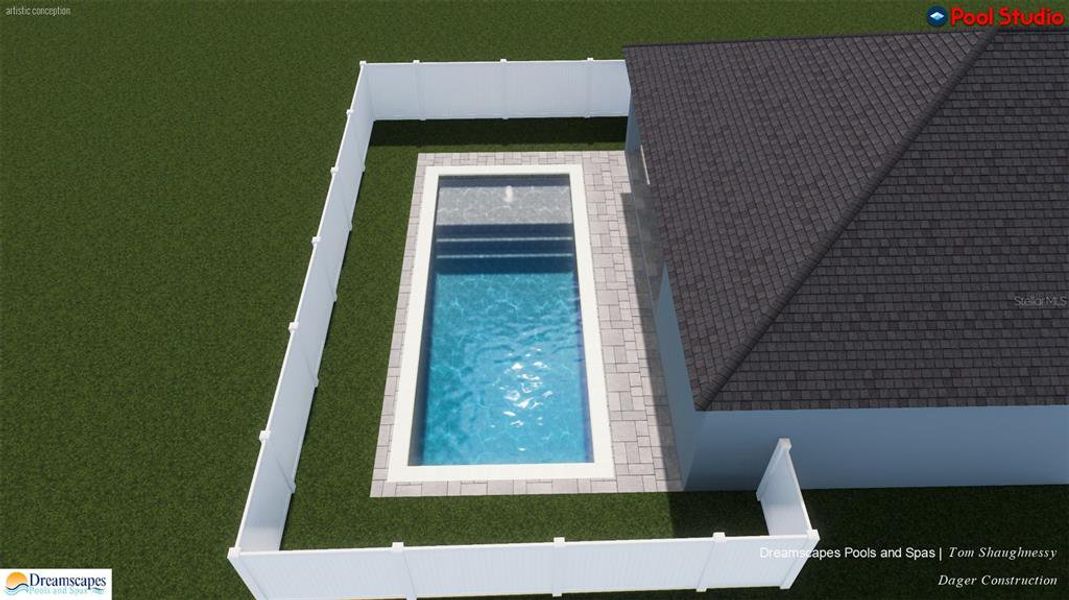 Exterior rendering of this home design in , Winter Park, FL (Image 2). Exterior rendering of this home design in , Winter Park, FL (Image 2).