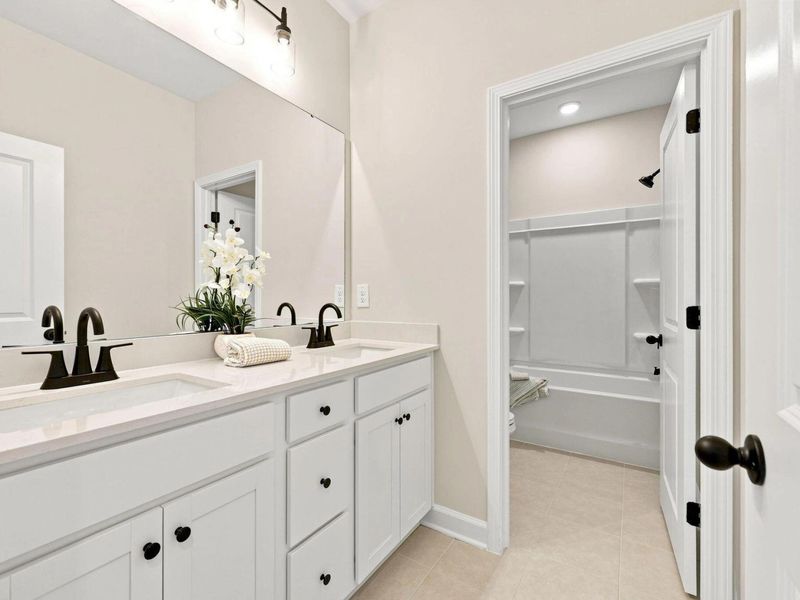Furnished interior view inside a new home in Forestville Yard, Knightdale (Image 27).