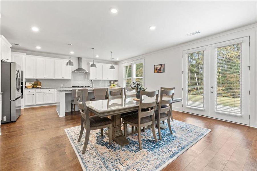 Furnished interior view inside a new home in Fireside Farms, Gainesville (Image 13).