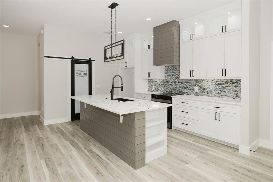 Furnished interior view inside a new home in , Greenville (Image 14).