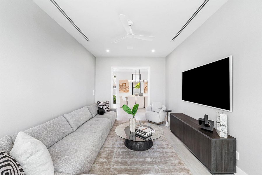 Furnished interior view inside a new home in , Delray Beach (Image 25).