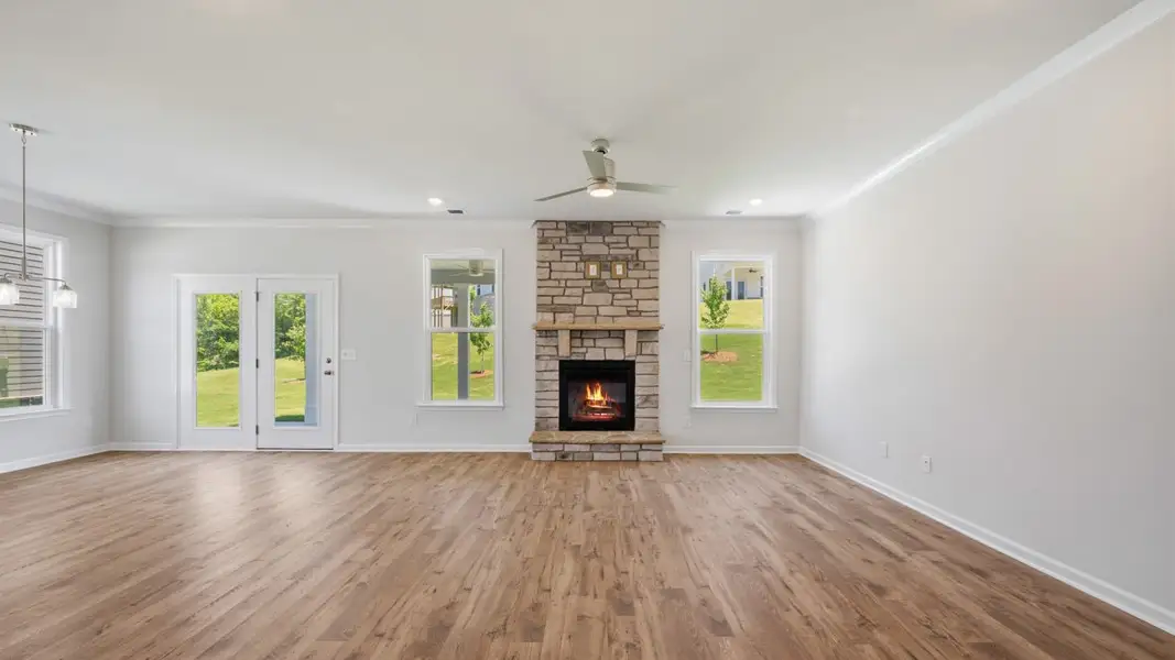 Spacious, unfurnished interior of a new home in The Gates at Pates Creek, Hampton (Image 19).