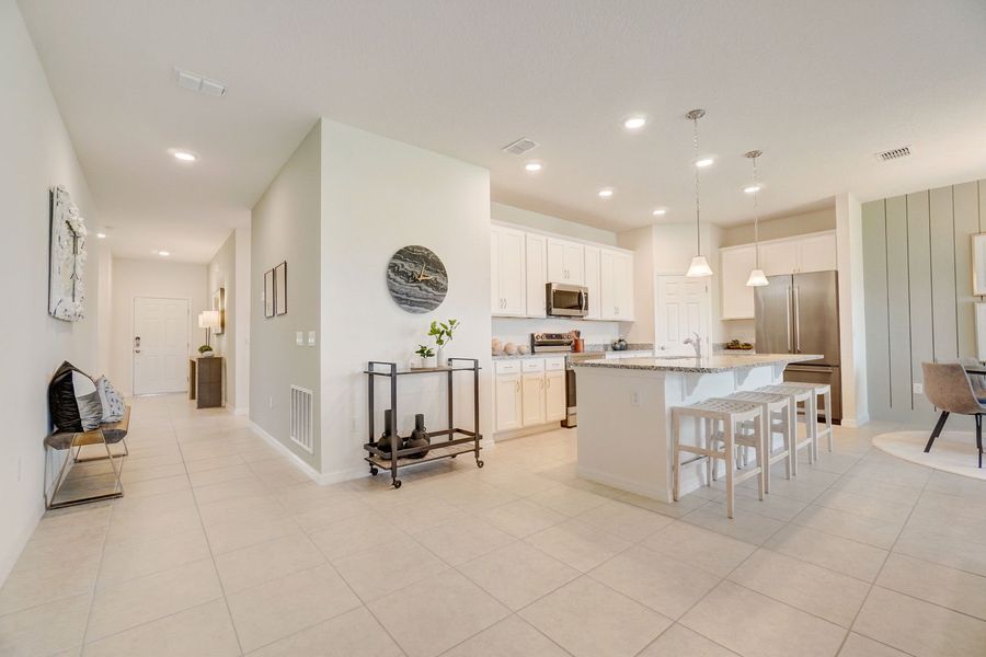 Open Kitchen and Center Island