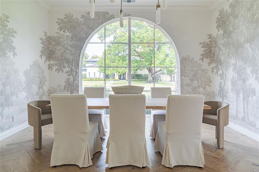 Furnished interior view inside a new home in , Dallas (Image 3).