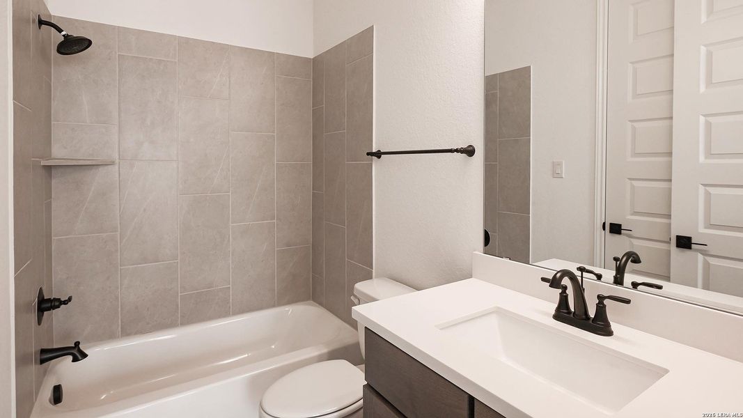 Furnished interior view inside a new home in Legacy at Lake Dunlap, New Braunfels (Image 6).