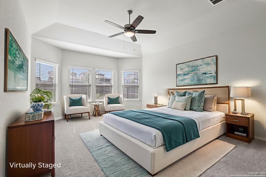 Furnished interior view inside a new home in Legendary Trails - Classic Series, Cibolo (Image 12). Furnished interior view inside a new home in Legendary Trails - Classic Series, Cibolo (Image 12).