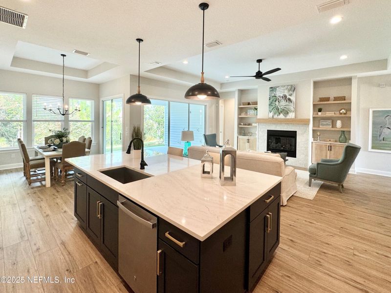 Furnished interior view inside a new home in Marshes of Madeira, St. Augustine (Image 10). Furnished interior view inside a new home in Marshes of Madeira, St. Augustine (Image 10).
