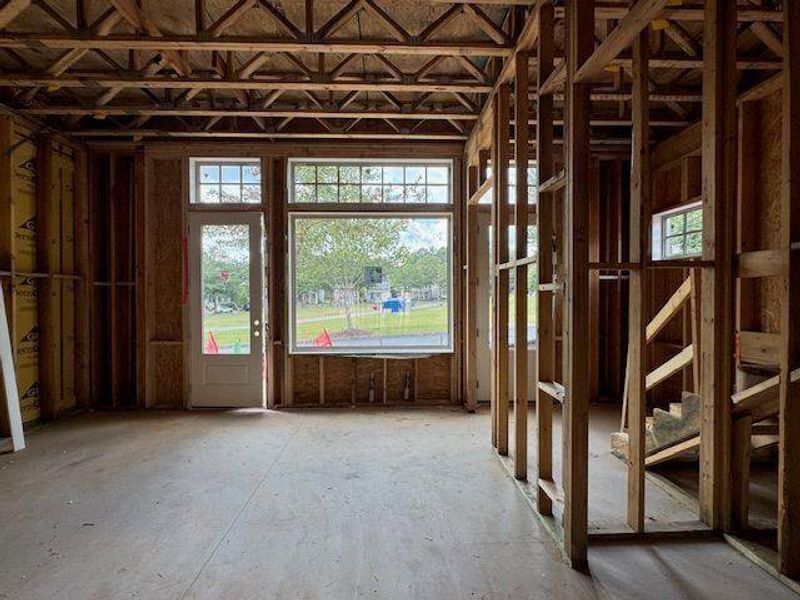 In-progress construction of a new home in , Senoia, GA (Image 34).