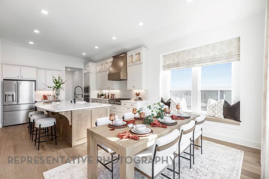 Furnished interior view inside a new home in Riceland: 65ft. lots, Mont Belvieu (Image 33).