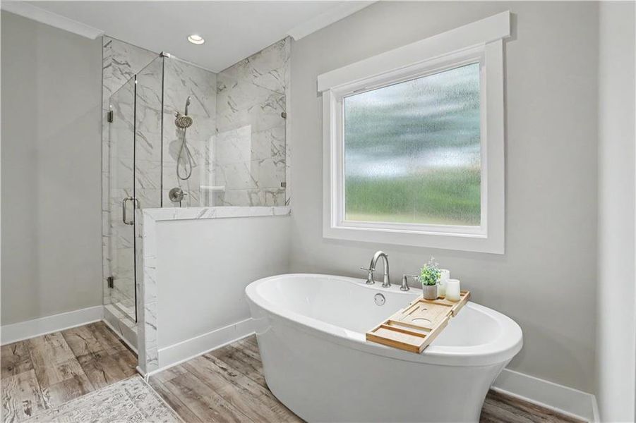 Furnished interior view inside a new home in , Hoschton (Image 12).
