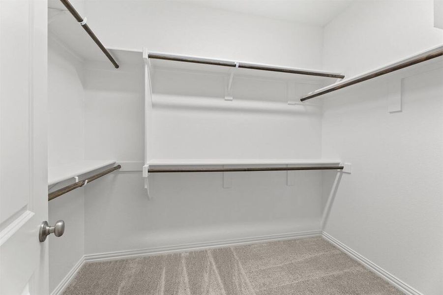 Crockett Home Plan walk in closet by Ashton Woods