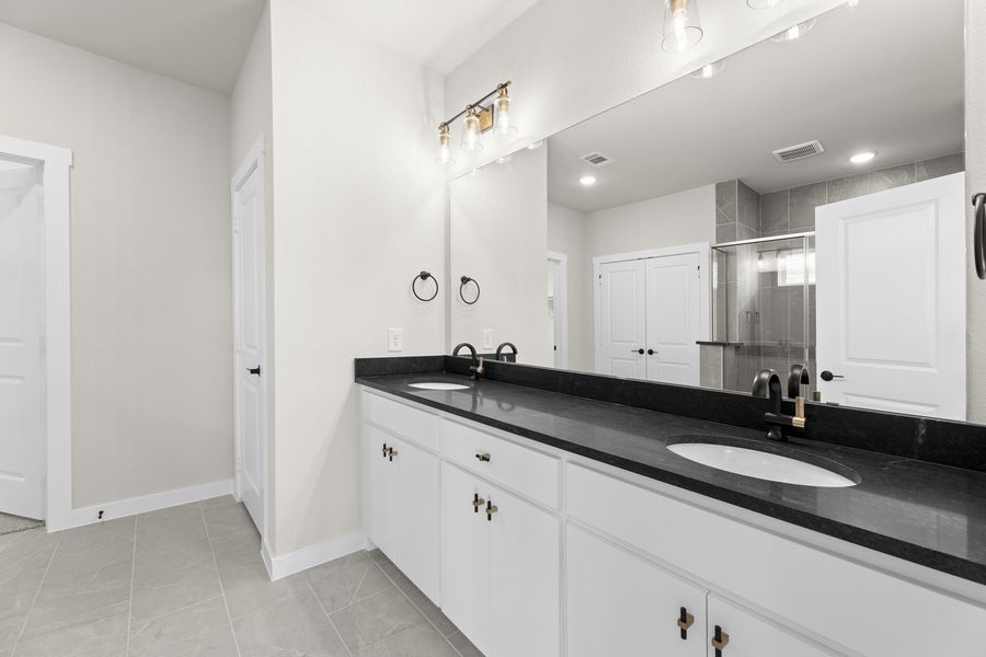 Furnished interior view inside a new home in Willow Grove Single-Family Homes, Melissa (Image 15).