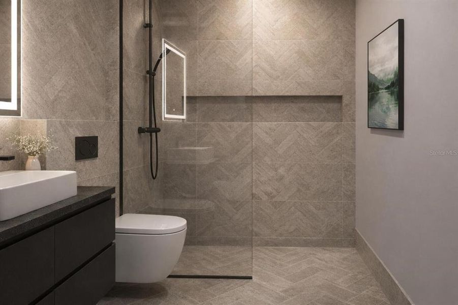 Furnished interior view inside a new home in , Georgetown (Image 13).