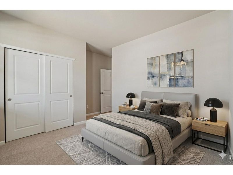 Furnished interior view inside a new home in Country Club Reserve, Fort Collins (Image 10).