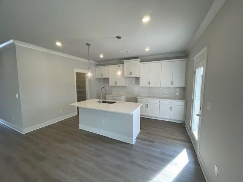 Furnished interior view inside a new home in Ponderosa Farms Estates, Gainesville (Image 8).