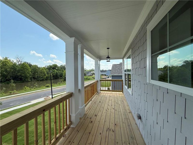 Exterior details and patio area of a home in Maple Village, Adairsville (Image 3).