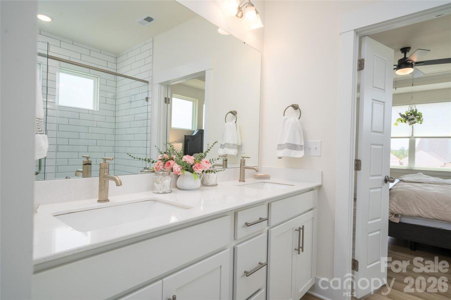 Furnished interior view inside a new home in , Sherrills Ford (Image 15).