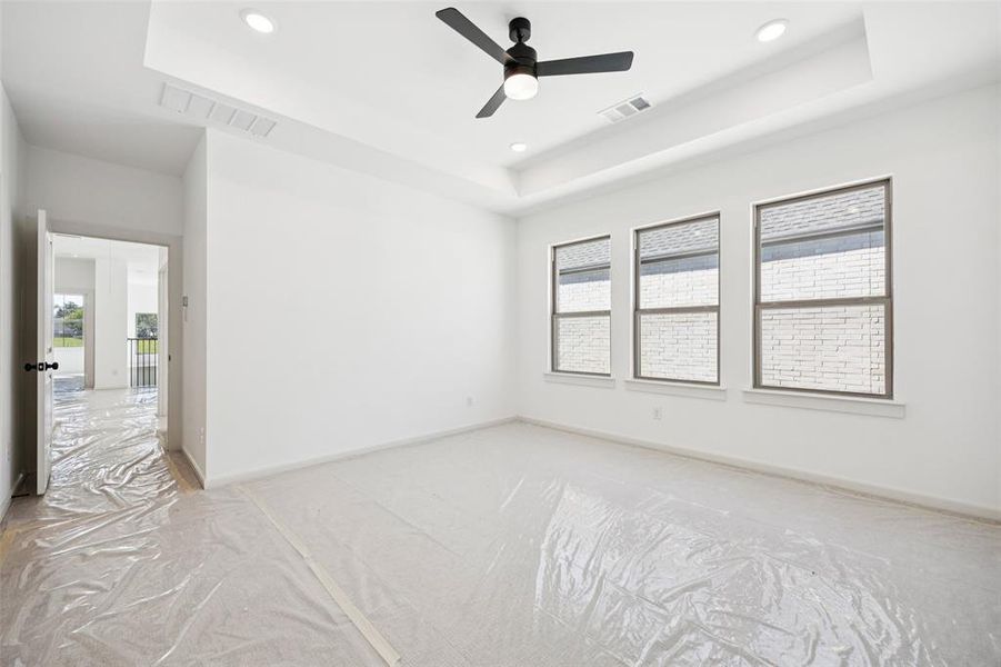 Your new owner's suite is light filled and located at the rear of the home for additional privacy.