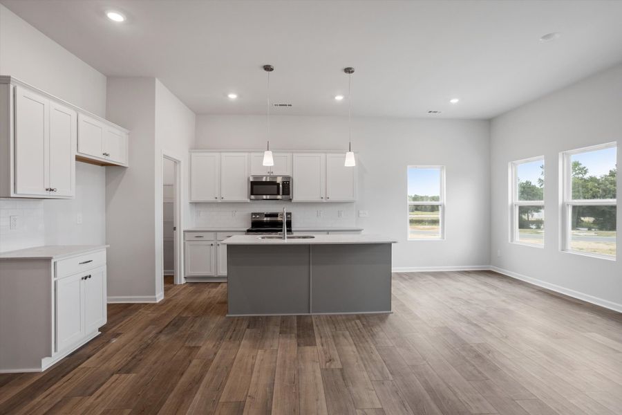 Furnished interior view inside a new home in Cambridge Reserve, Angier (Image 7).