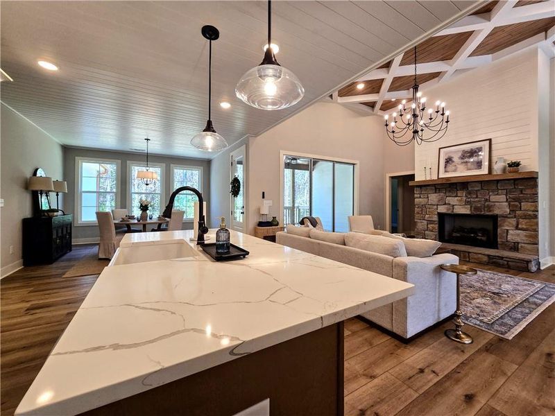 Furnished interior view inside a new home in , Temple (Image 17).