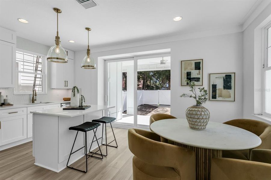 Furnished interior view inside a new home in , Tampa (Image 17). Furnished interior view inside a new home in , Tampa (Image 17).