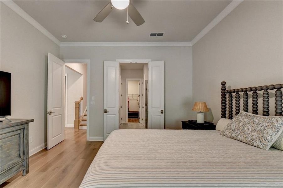 Furnished interior view inside a new home in , Canton (Image 30).