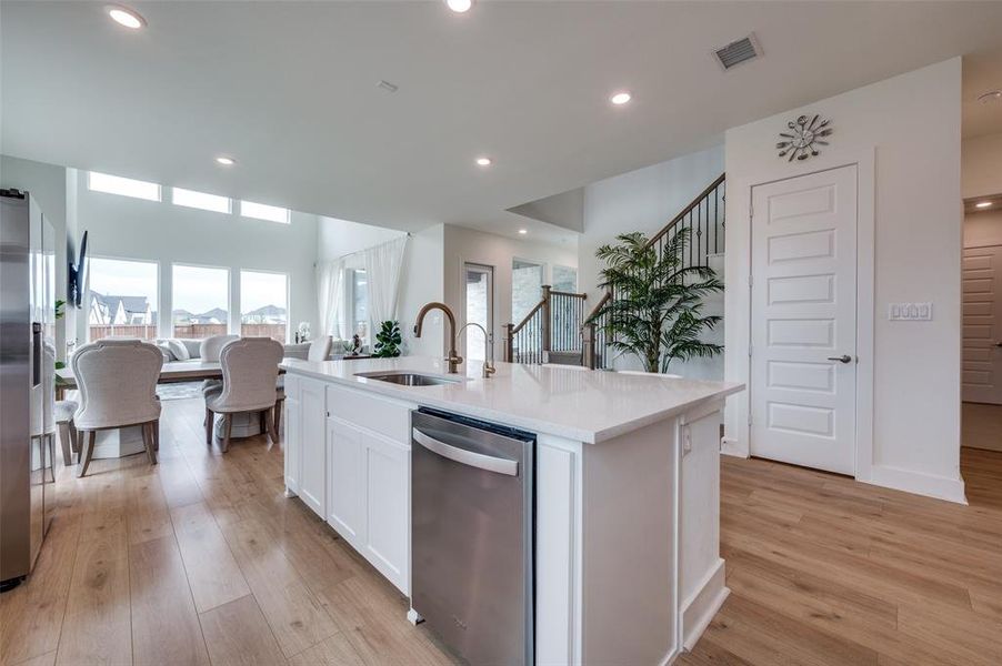 Furnished interior view inside a new home in , Prosper (Image 12).