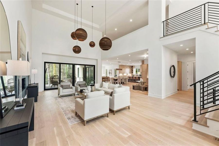 Furnished interior view inside a new home in , Sandy Springs (Image 67). Furnished interior view inside a new home in , Sandy Springs (Image 67).