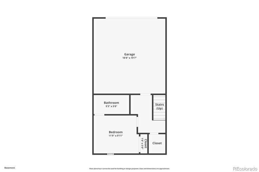 2D floor plan layout of this home in , Colorado Springs, CO (Image 4).