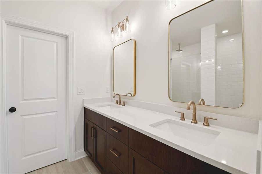 Furnished interior view inside a new home in Ward's Crossing Townhomes, Johns Creek (Image 45).