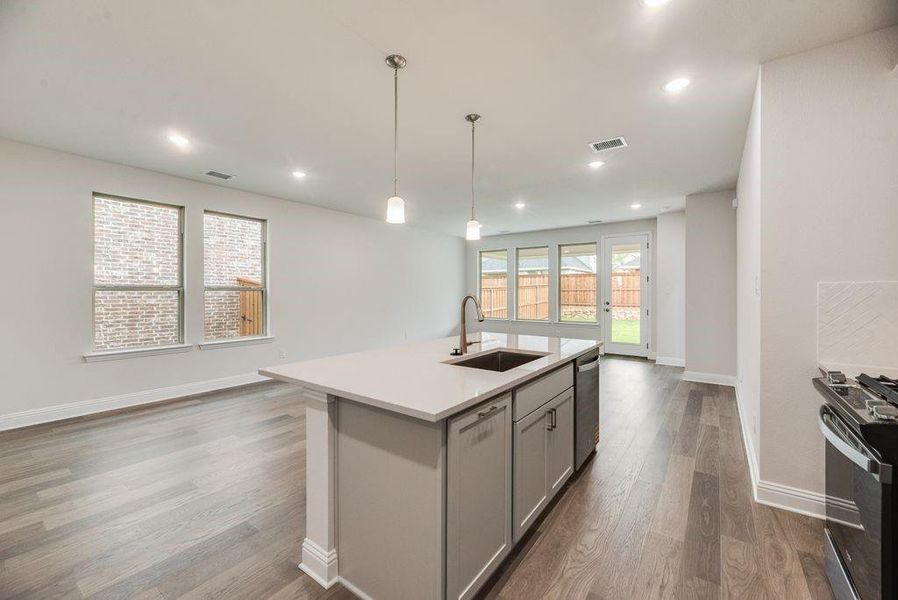 Furnished interior view inside a new home in Spiritas Ranch, Little Elm (Image 8).
