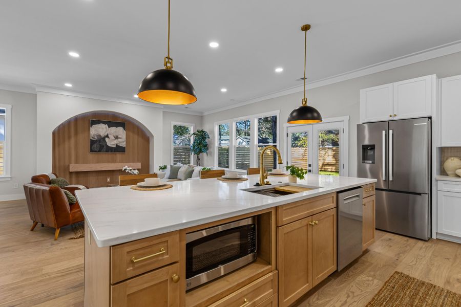Furnished interior view inside a new home in , Charleston (Image 6).